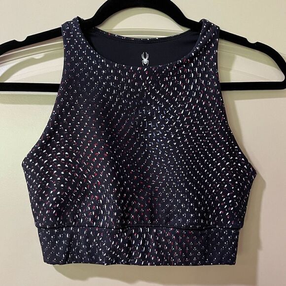 SPYDER Active Sports Bra Black Women’s Size Small - Picture 1 of 5
